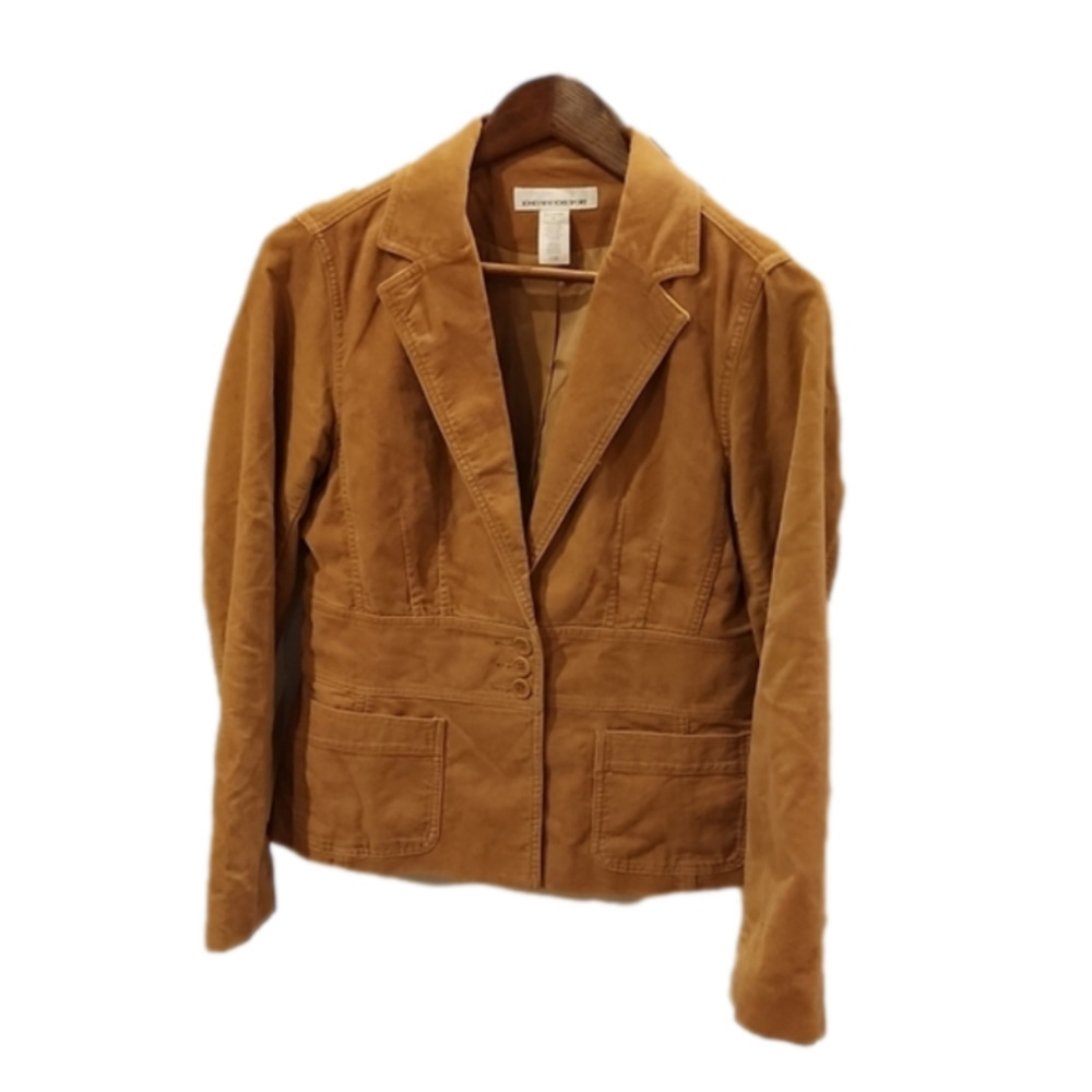 JONES New York Sport vevet fitted blazer ladies M